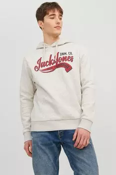 Толстовка с логотипом Jack & Jones, серый