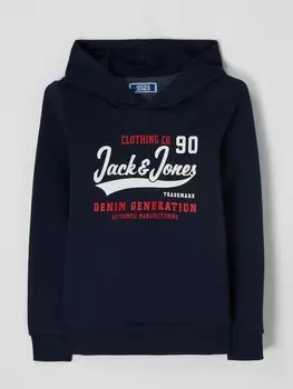 Толстовка с логотипом Jack & Jones, темно-синий