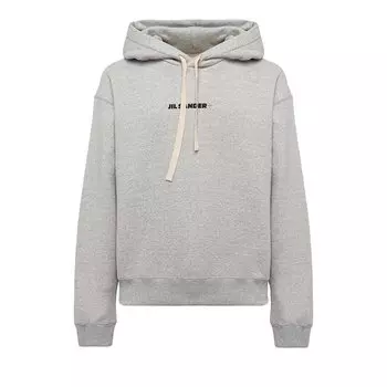 Толстовка с логотипом Jil Sander, цвет Серый