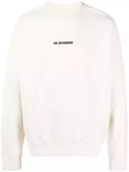 Толстовка с логотипом JIL SANDER, нейтральный