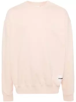 Толстовка с логотипом Jil Sander, розовый