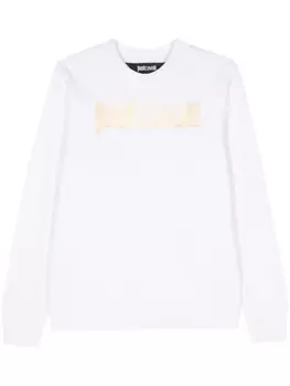 Толстовка с логотипом Just Cavalli, белый