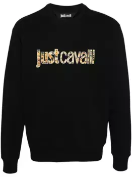Толстовка с логотипом Just Cavalli, черный