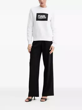 Толстовка с логотипом Karl Lagerfeld, белый