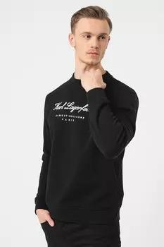 Толстовка с логотипом Karl Lagerfeld, черный