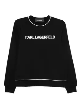 Толстовка с логотипом Karl Lagerfeld, черный