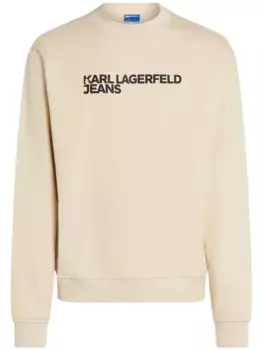 Толстовка с логотипом Karl Lagerfeld Jeans, нейтральный