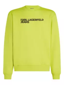 Толстовка с логотипом Karl Lagerfeld Jeans, желтый