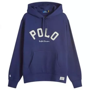 Толстовка с логотипом колледжа Polo Ralph Lauren, синий