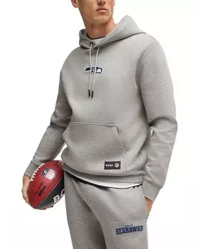 Толстовка с логотипом команды NFL BOSS, серый