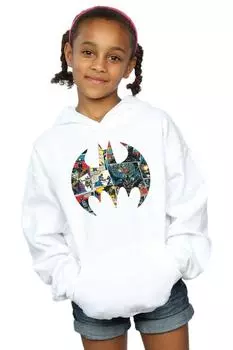 Толстовка с логотипом комиксов «Бэтмен» DC Comics, белый