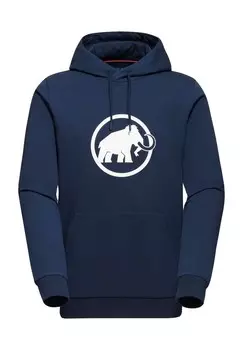 Толстовка с логотипом, кулиска, для мужчин MAMMUT, цвет Marine