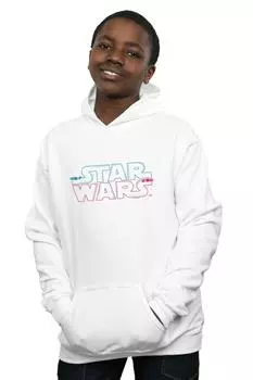Толстовка с логотипом Lightsaber Star Wars, белый