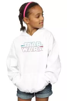 Толстовка с логотипом Lightsaber Star Wars, белый