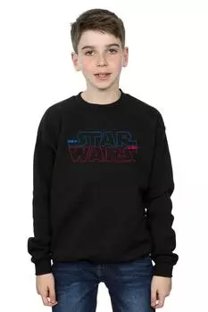 Толстовка с логотипом Lightsaber Star Wars, черный