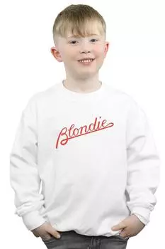 Толстовка с логотипом Lines Blondie, белый