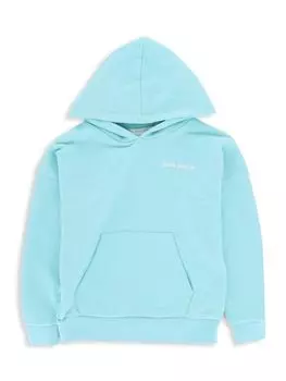 Толстовка с логотипом Little Boy's & Boy's Palm Angels, цвет Blue White