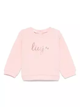 Толстовка с логотипом Liu Jo Kids, розовый
