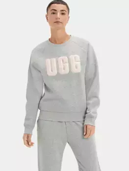 Толстовка с логотипом Madeline Fuzz Ugg, серый