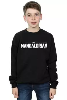 Толстовка с логотипом Mandalorian Star Wars, черный