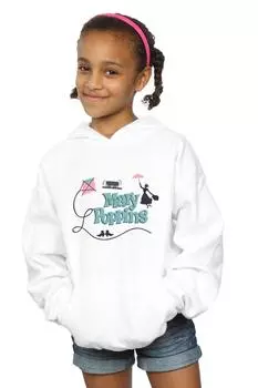 Толстовка с логотипом Мэри Поппинс Disney, белый