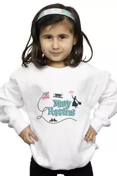 Толстовка с логотипом Мэри Поппинс Disney, белый