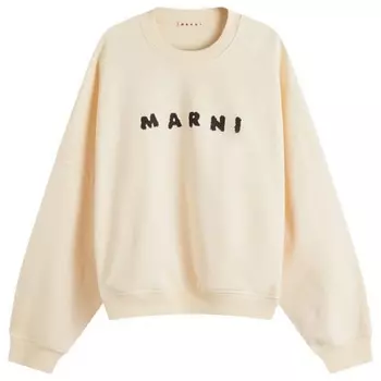 Толстовка с логотипом Marni, белый