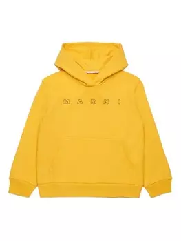 Толстовка с логотипом Marni Kids, желтый