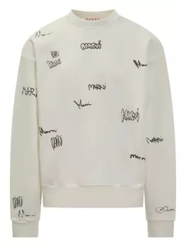 Толстовка с логотипом Marni, нейтральный