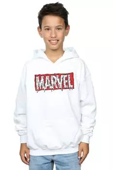 Толстовка с логотипом Marvel, белый