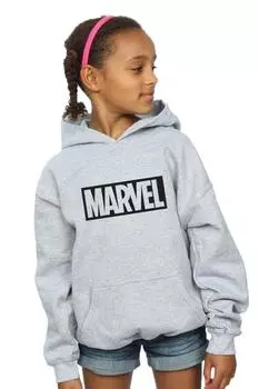 Толстовка с логотипом Marvel, серый