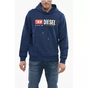 Толстовка с логотипом Maxi S-GIRK-HOOD-CUTY Diesel, Blue
