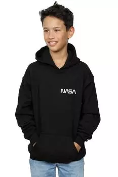 Толстовка с логотипом Modern на груди NASA, черный