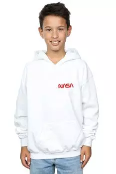 Толстовка с логотипом Modern на груди NASA, белый