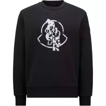 Толстовка с логотипом Moncler, черный