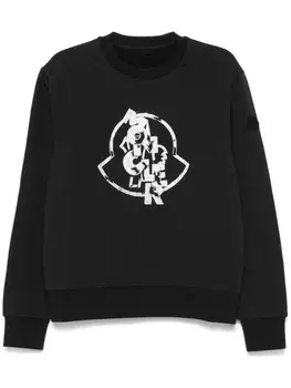 Толстовка с логотипом Moncler, черный