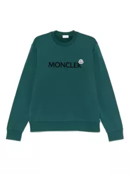 Толстовка с логотипом MONCLER, зеленый