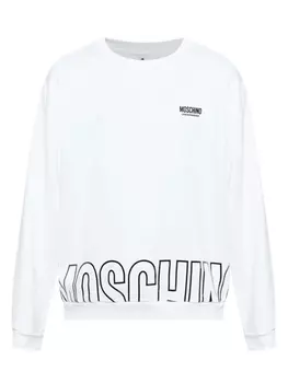 Толстовка с логотипом Moschino, белый