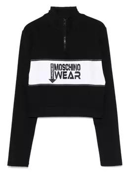 Толстовка с логотипом Moschino, черный