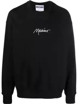 Толстовка с логотипом Moschino, черный