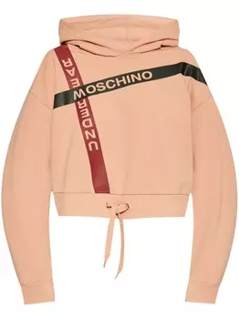 Толстовка с логотипом Moschino, розовый