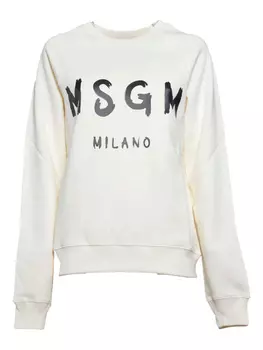 Толстовка с логотипом MSGM, белый