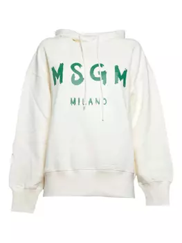 Толстовка с логотипом MSGM, белый