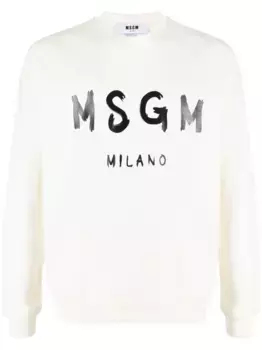Толстовка с логотипом MSGM, белый