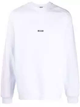Толстовка с логотипом MSGM, белый