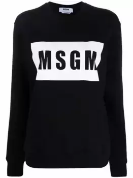 Толстовка с логотипом MSGM, черный
