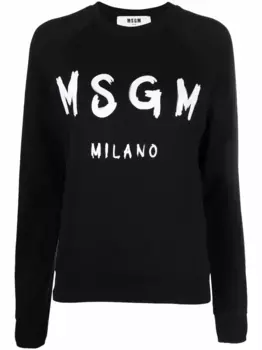 Толстовка с логотипом MSGM, черный