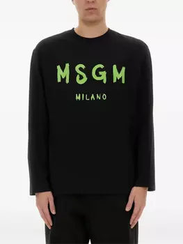 Толстовка с логотипом MSGM, черный