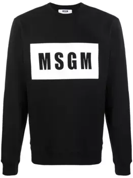 Толстовка с логотипом MSGM, черный