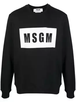 Толстовка с логотипом MSGM, черный
